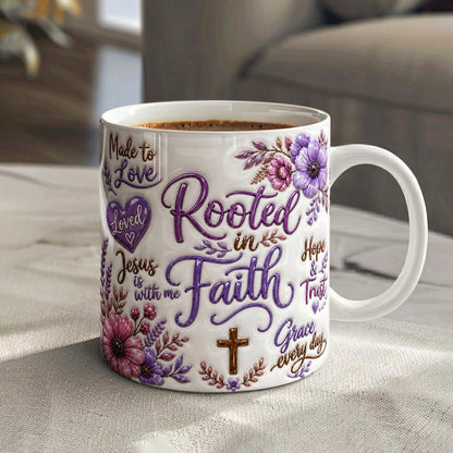 God Ceramic Mug Rooted In Faith