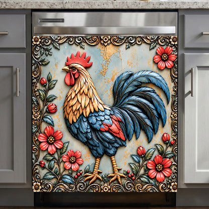 Chicken Magnetic Dishwasher Rustic Rooster