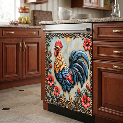 Chicken Magnetic Dishwasher Rustic Rooster
