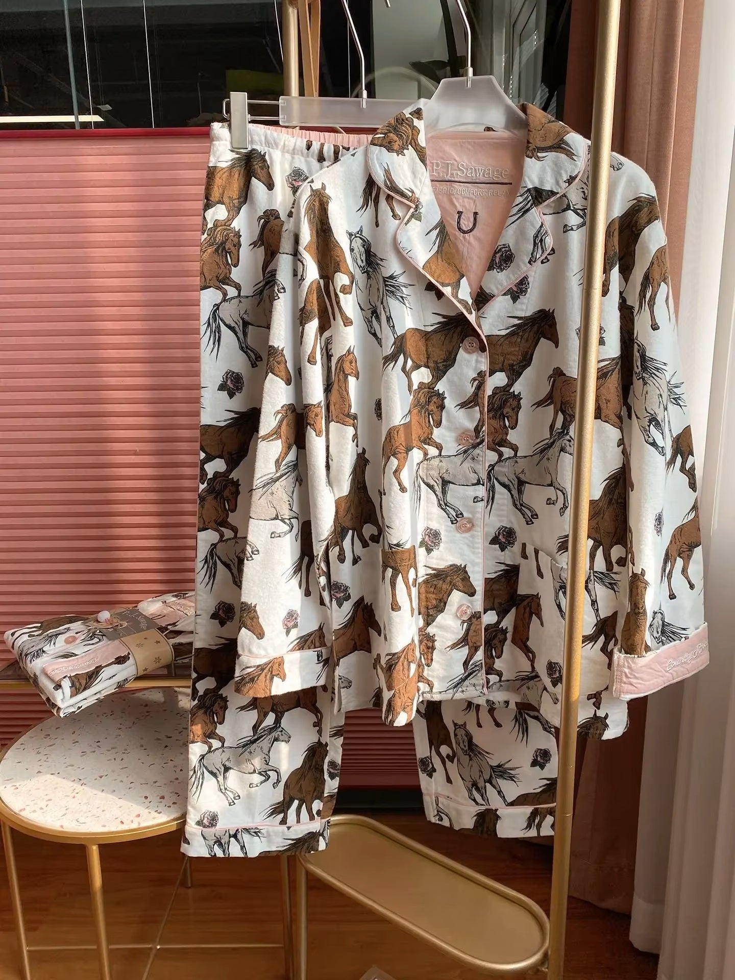 Wild Horses 100% Cotton Pajamas