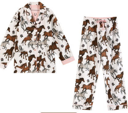 Wild Horses 100% Cotton Pajamas