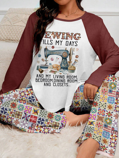Sewing Lover Raglan Lounge Pajamas Sewing Fills My Days