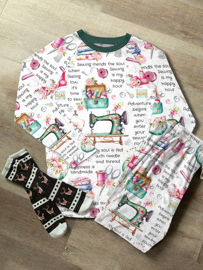 Sewing Lover Raglan Lounge Pajamas Sewing Whispers