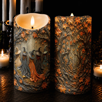 Witch LED Candle Sisters of the Hollow Grove