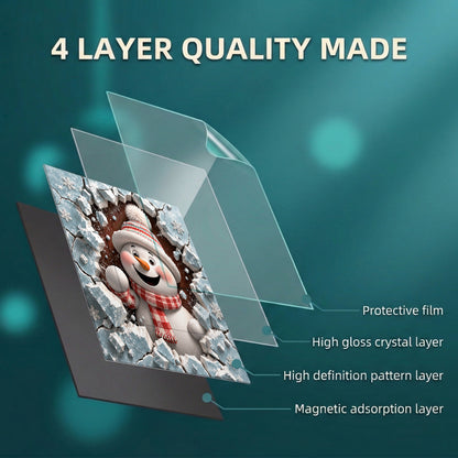 Christmas Magnetic Dishwasher Snowy Little Surprise