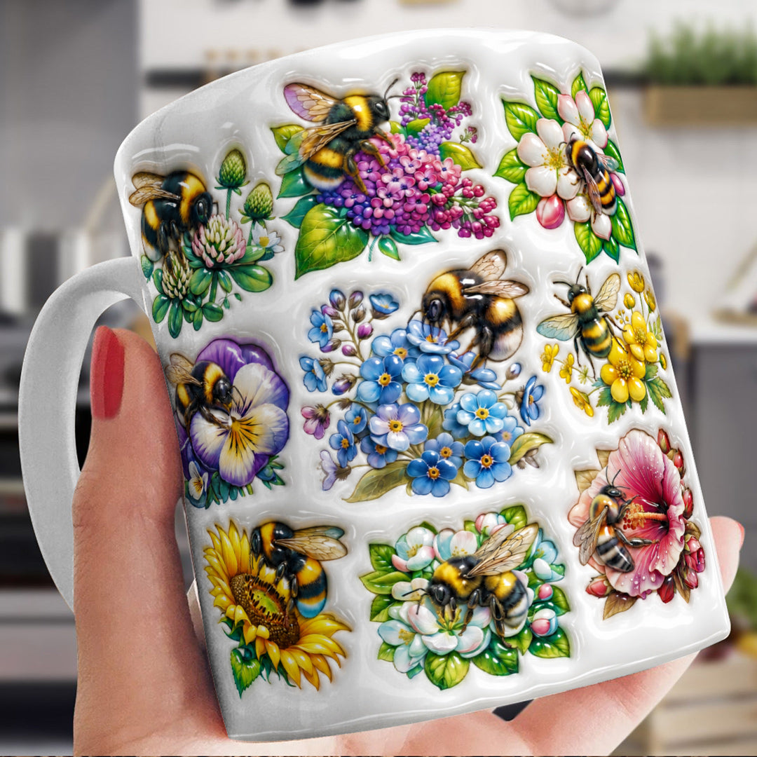 Bee Lovers Ceramic Mug Spring's Little Helpers