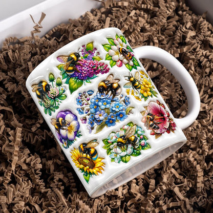 Bee Lovers Ceramic Mug Spring's Little Helpers