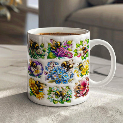 Bee Lovers Ceramic Mug Spring's Little Helpers