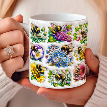 Bee Lovers Ceramic Mug Spring's Little Helpers