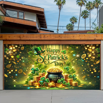 Patrick's Day Garage Door Banner Decoration - St. Patrick's Celebration