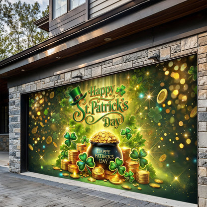 Patrick's Day Garage Door Banner Decoration - St. Patrick's Celebration
