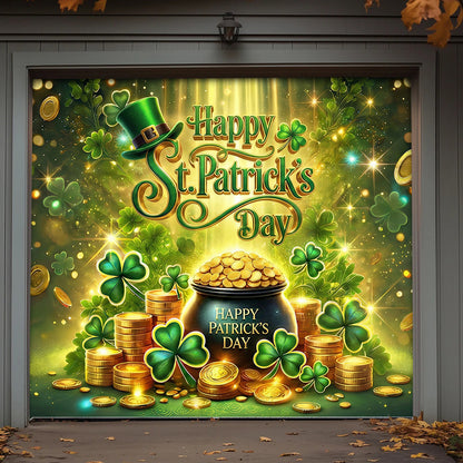 Patrick's Day Garage Door Banner Decoration - St. Patrick's Celebration