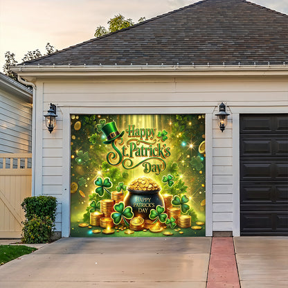 Patrick's Day Garage Door Banner Decoration - St. Patrick's Celebration