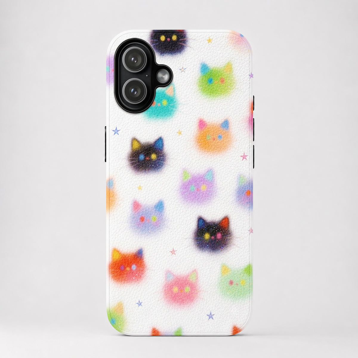 Cat Lover Leather Phone Case Stardust Kitties
