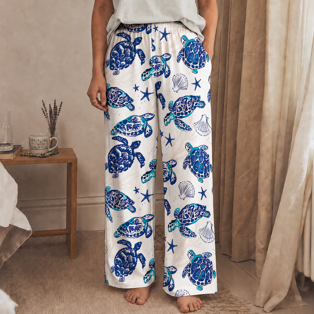 Sea Turtle Lounge Pants Sea Turtle Symphony