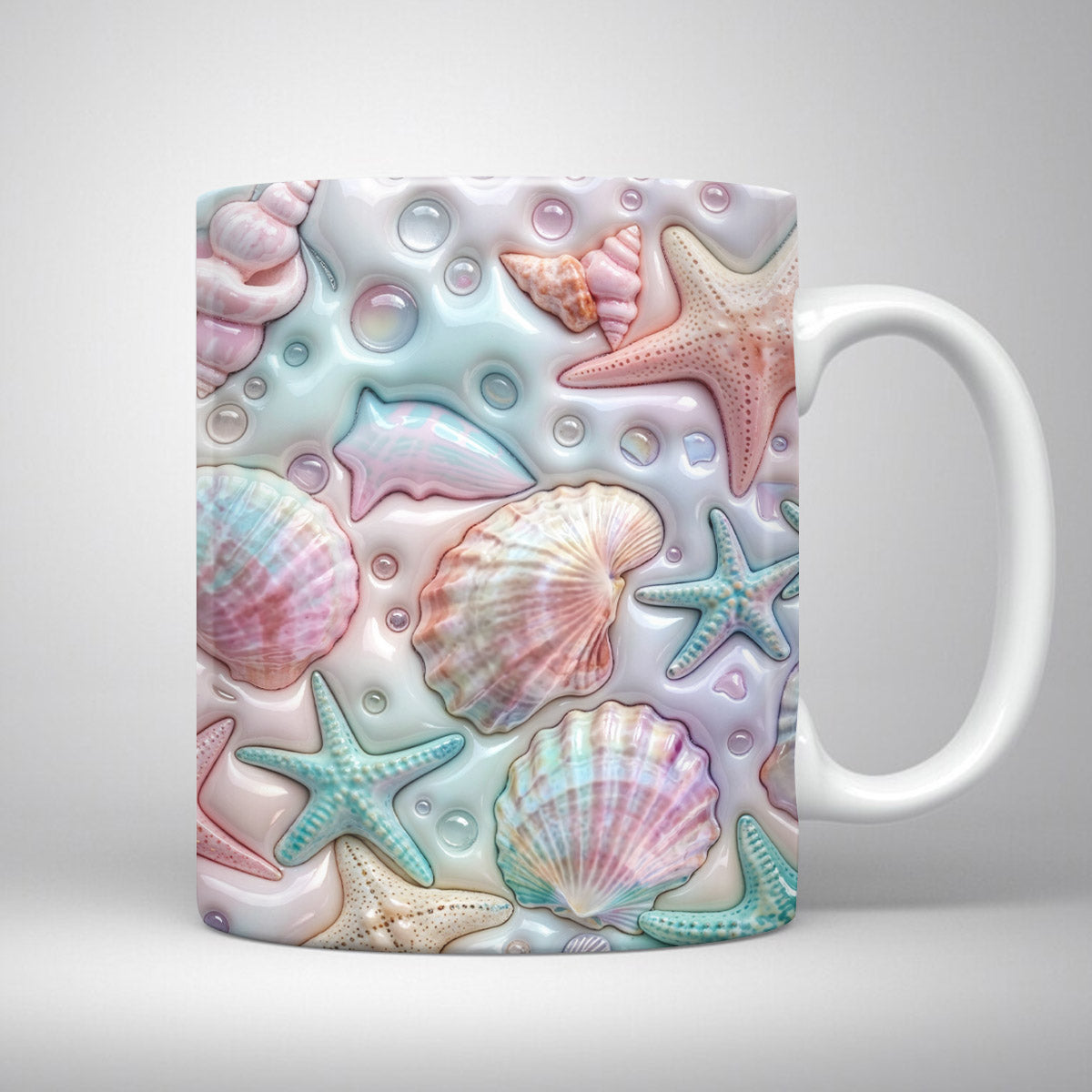Seashell Lover Ceramic Mug Summer Seashell