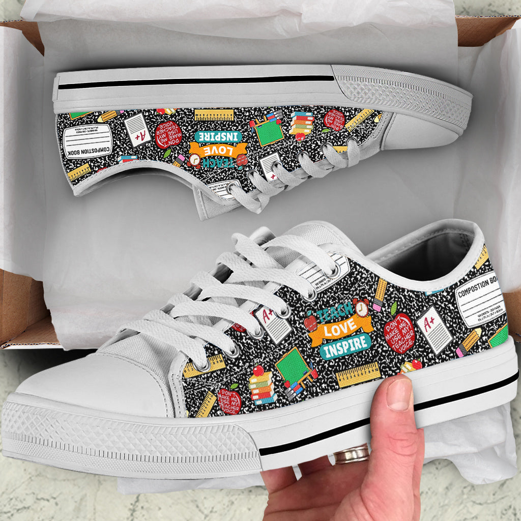 Teacher Women's Low Top Shoes Teacher Life
