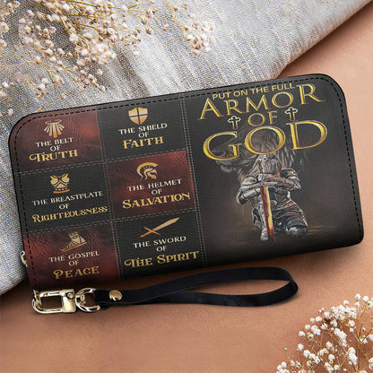 God Leather Wallet The Armor Of God
