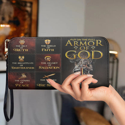 God Leather Wallet The Armor Of God