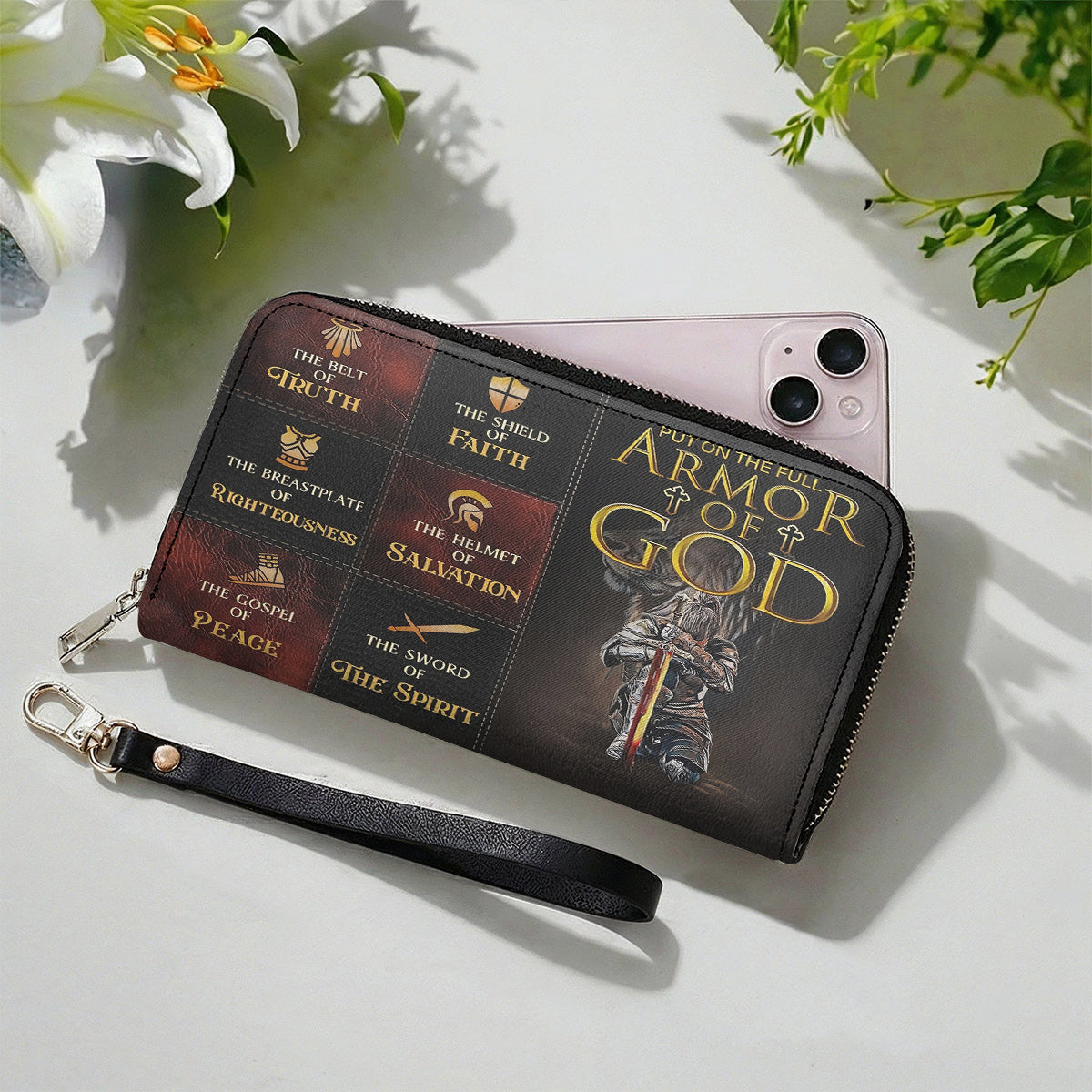 God Leather Wallet The Armor Of God