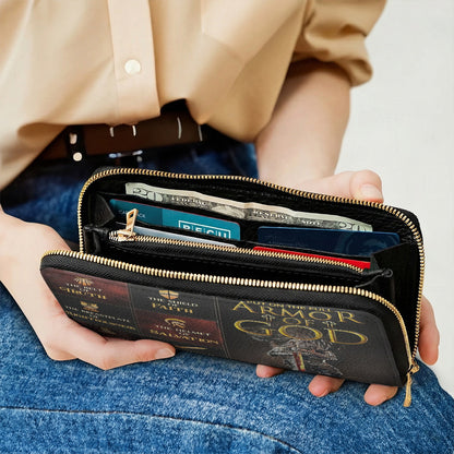 God Leather Wallet The Armor Of God