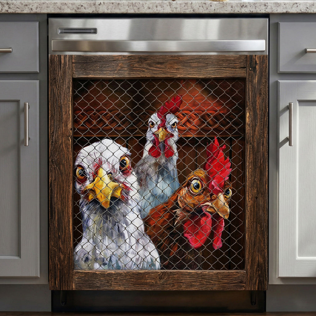 Farmhouse Magnetic Dishwasher Cover The Coop Commitee
