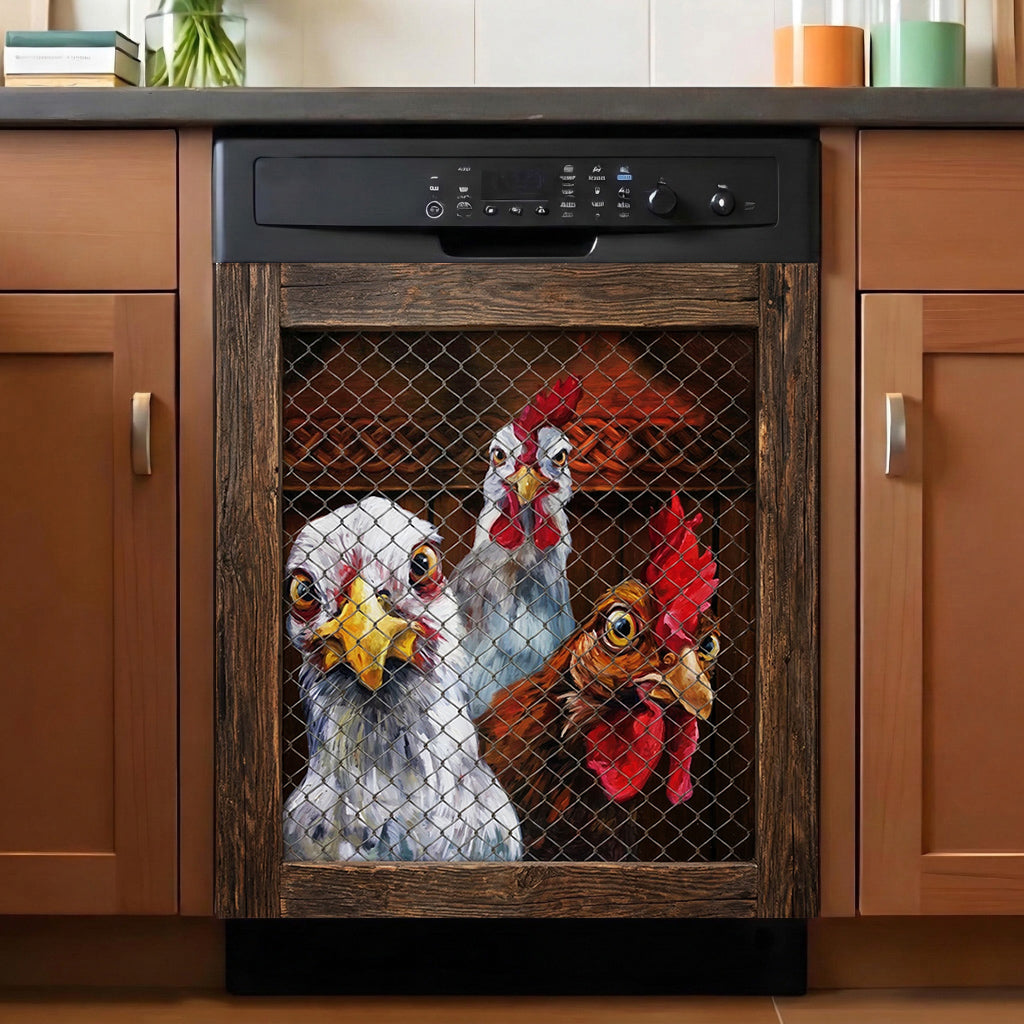 Farmhouse Magnetic Dishwasher Cover The Coop Commitee