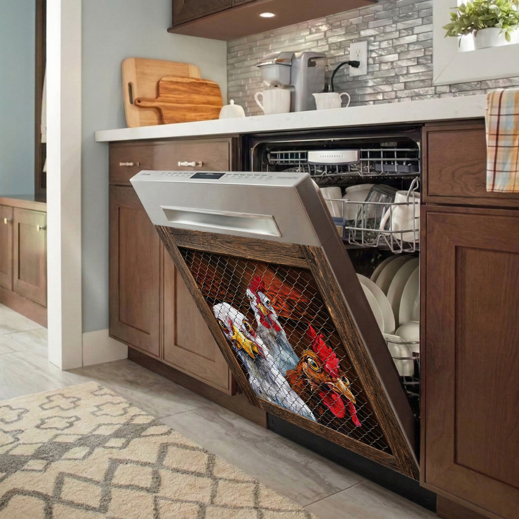 Farmhouse Magnetic Dishwasher Cover The Coop Commitee