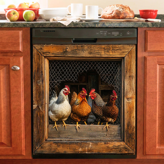 Farmhouse Magnetic Dishwasher Cover The Coop Escape