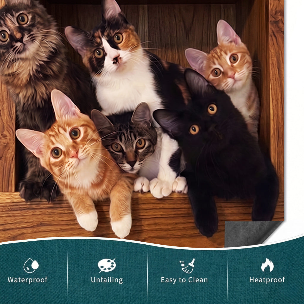 Cat Magnetic Dishwasher Cover The Cubby Crew