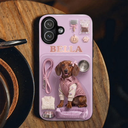 Dachshund Phone Case Custom Dog Name The Dachshund's Starter Kit
