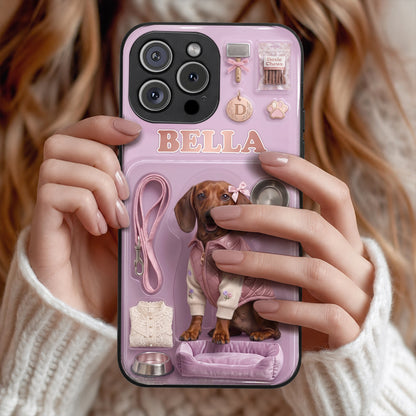 Dachshund Phone Case Custom Dog Name The Dachshund's Starter Kit