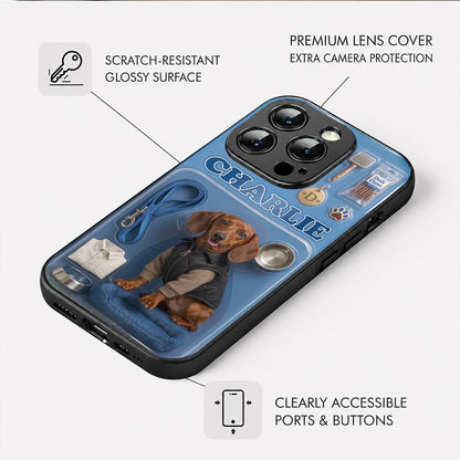 Dachshund Phone Case Custom Dog Name The Dachshund's Starter Kit