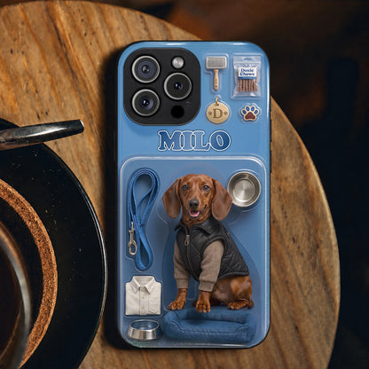 Dachshund Phone Case Custom Dog Name The Dachshund's Starter Kit