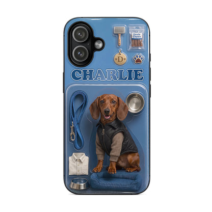 Dachshund Phone Case Custom Dog Name The Dachshund's Starter Kit
