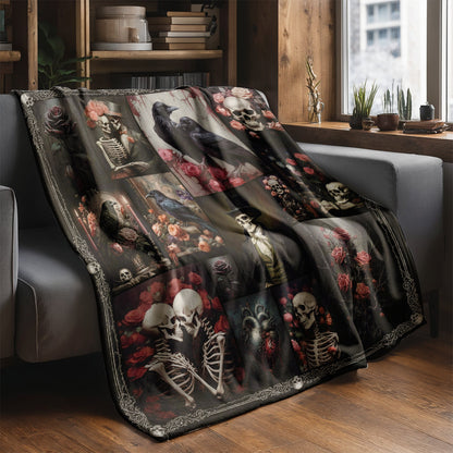 Gothic Fleece Blanket The Dark Romance