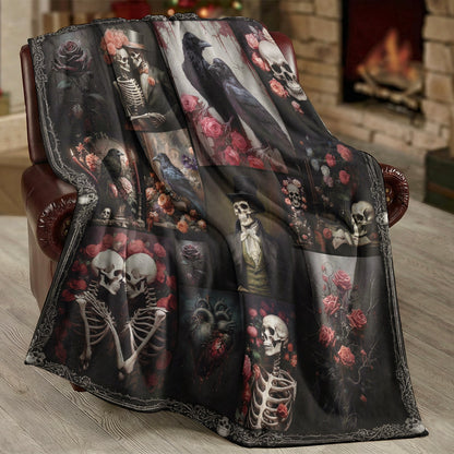 Gothic Fleece Blanket The Dark Romance