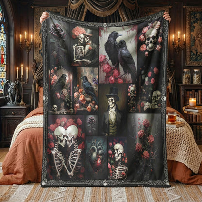 Gothic Fleece Blanket The Dark Romance