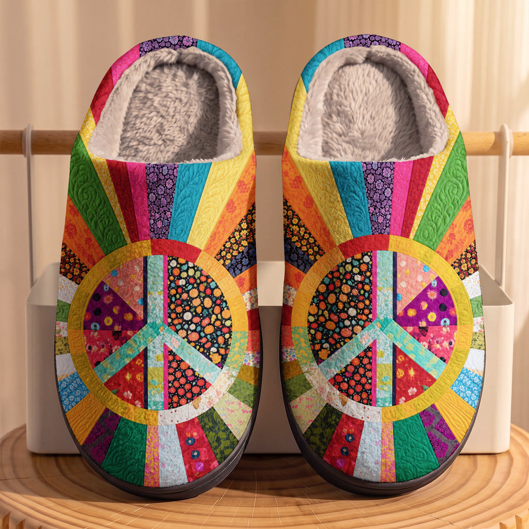 Hippie Fleece Lined Slippers The Free Spirit