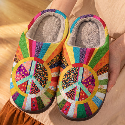 Hippie Fleece Lined Slippers The Free Spirit
