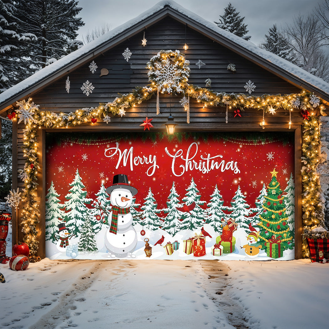 Christmas Garage Door Banner Decoration -  The Happiest Season