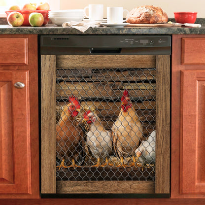 Farmhouse Magnetic Dishwasher Cover The Henhouse Gang