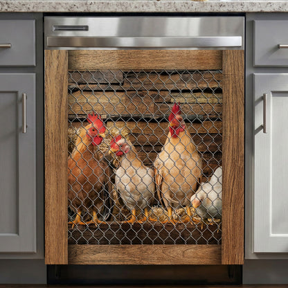 Farmhouse Magnetic Dishwasher Cover The Henhouse Gang