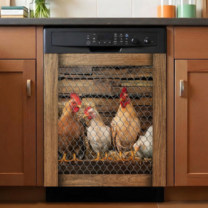 Farmhouse Magnetic Dishwasher Cover The Henhouse Gang