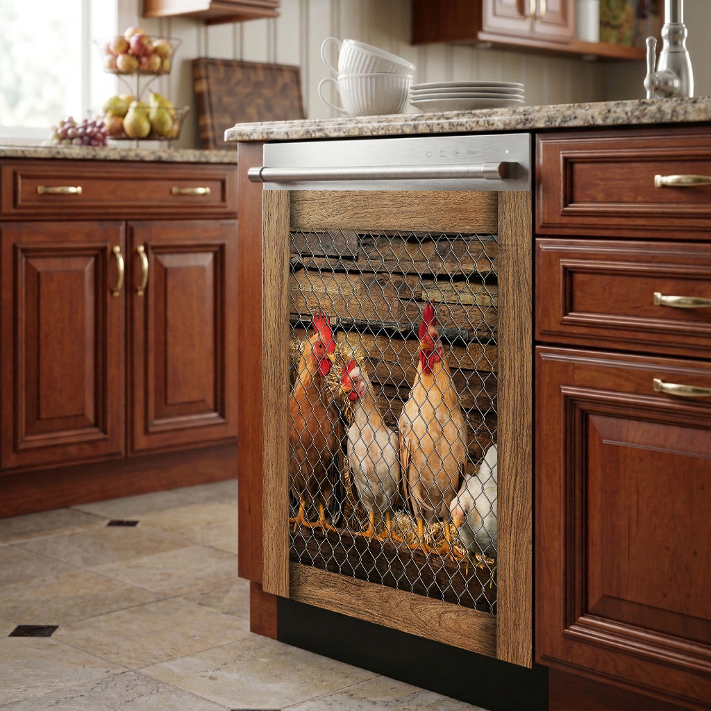 Farmhouse Magnetic Dishwasher Cover The Henhouse Gang