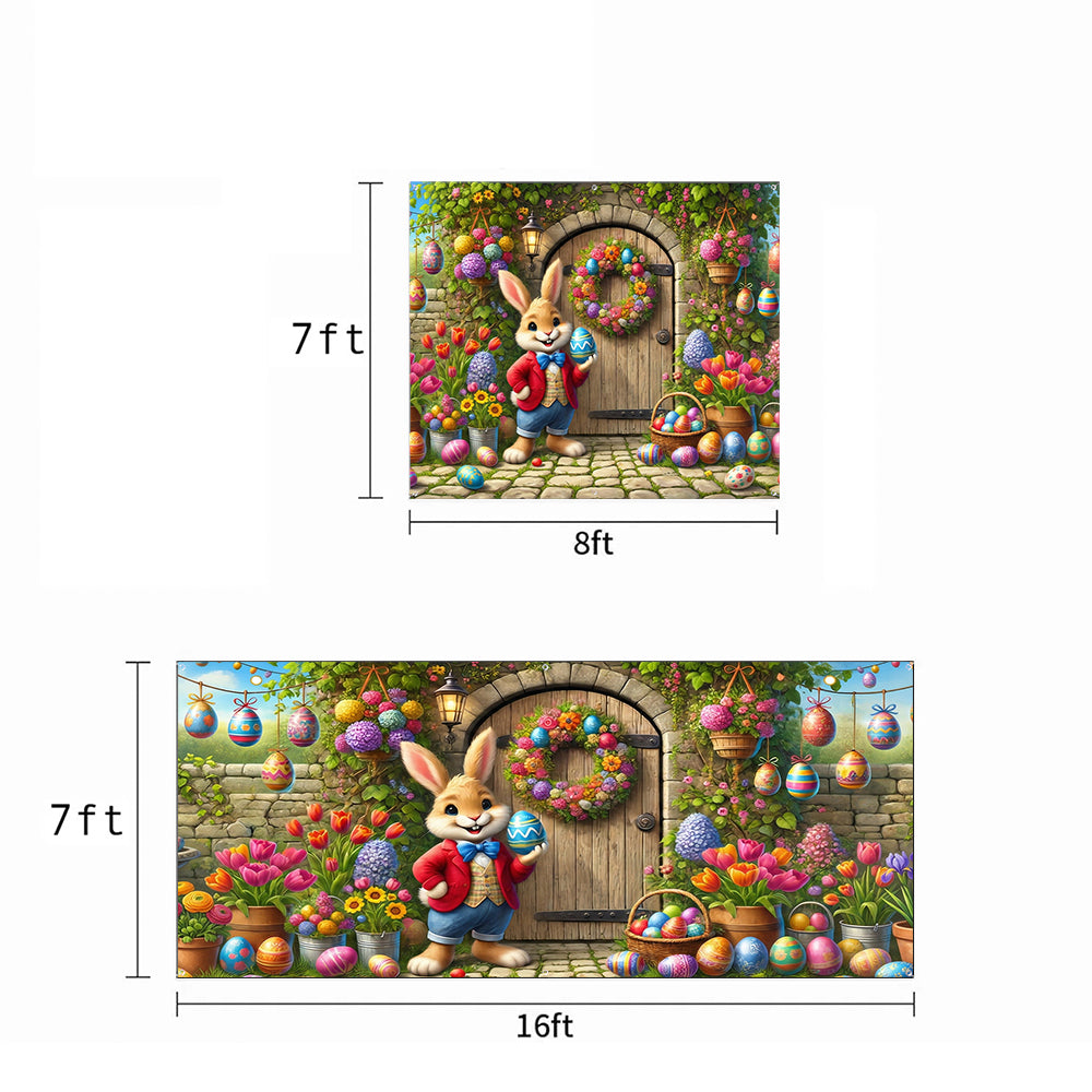 Easter Garage Door Banner Decoration The Hoppy Door