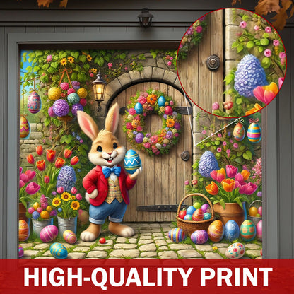 Easter Garage Door Banner Decoration The Hoppy Door