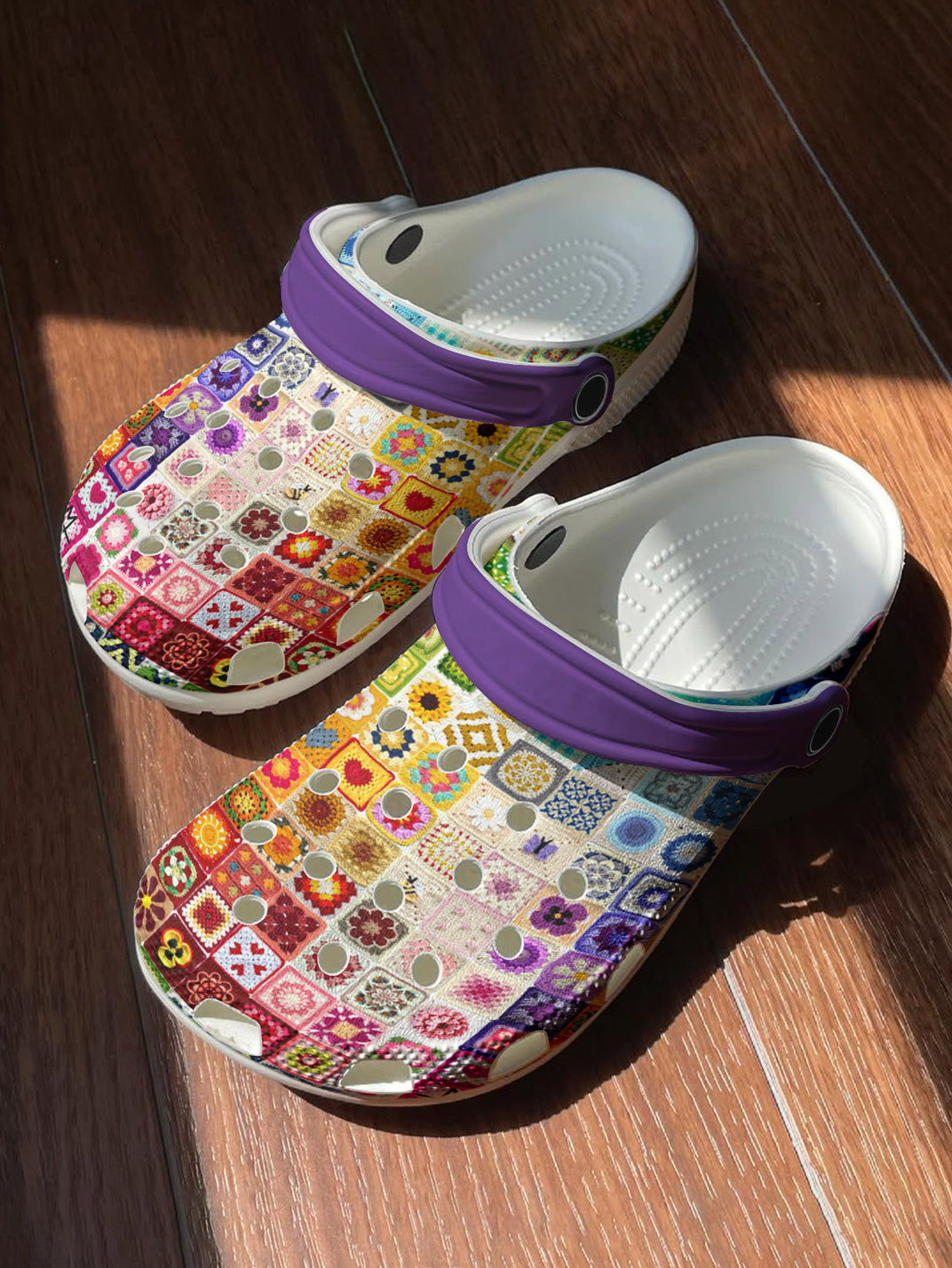 Crochet Lover Graphic Clogs Granny Chic
