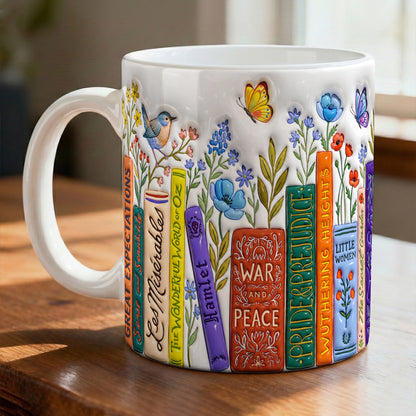 Book Lovers Ceramic Mug The Literary Garden