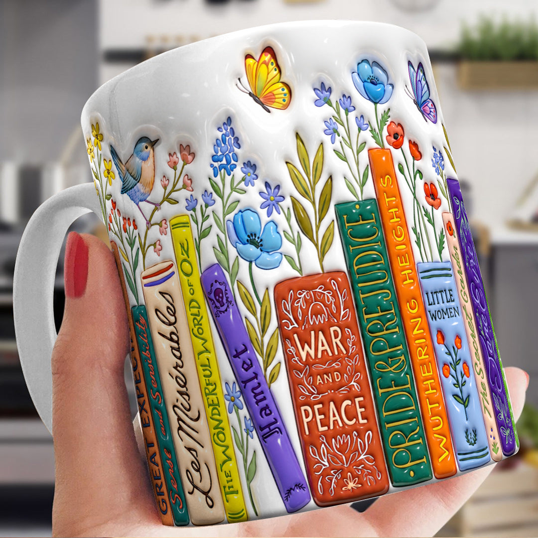 Book Lovers Ceramic Mug The Literary Garden